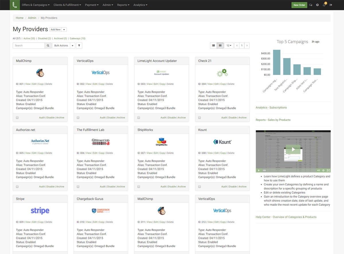 myProviders Alternate View