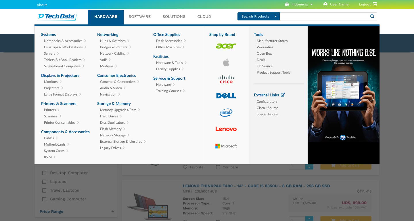 TD Shop - Hardware